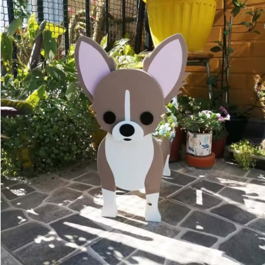 chihuahua pup planter